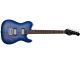G&L Tribute ASAT Deluxe Carved Top Bright Blueburst, RW