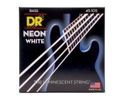 DR Strings Neon White NWB5-45