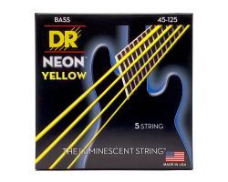 DR Strings Neon Yellow NYB5-45