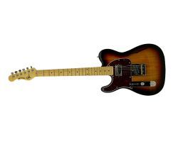G&amp;L Tribute ASAT Classic Bluesboy Semi-Hollow Lefty 3-Tone Sunburst, MP
